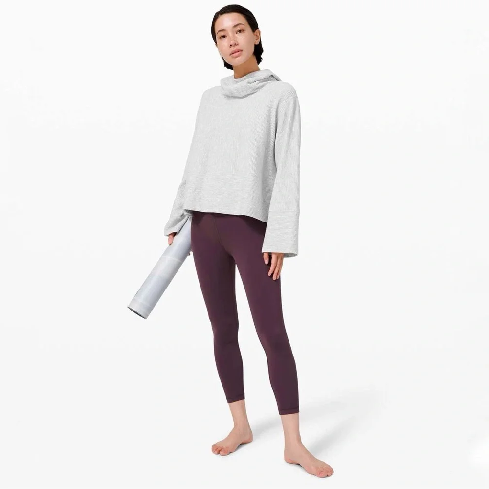 Lululemon Retreat Yourself Hoodie in Heathered Core Ultra‎ Light Grey Nimbus